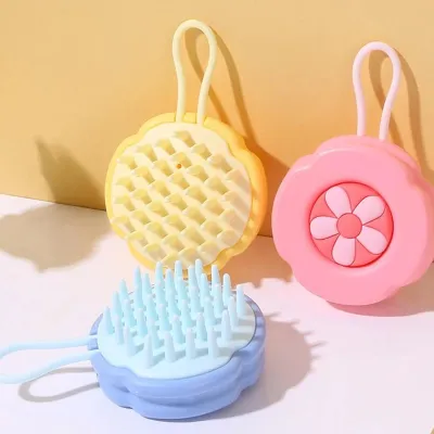 Soft Silicone Hair Scalp Massage Brush 1 Pc